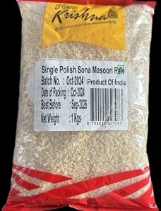 Single Polish Sona Masoori Raw