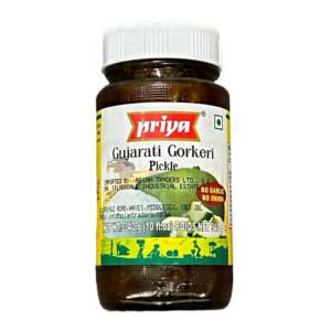 Priya Gujarati gorkeri pickle